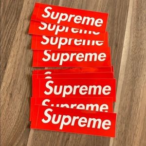 Supreme stickers